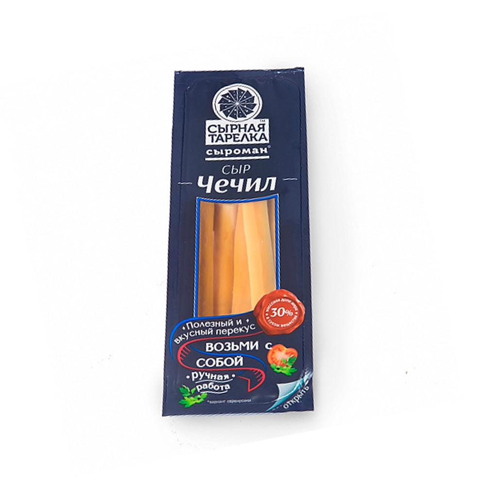 БЗМЖ Сыр Чечил Сырная тарелка Палочки копченый 30% 100гр