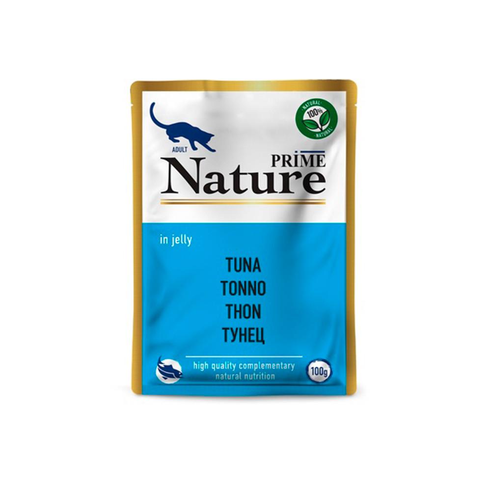 Корм д/кошек PRIME NATURE в желе Тунец пауч 100гр