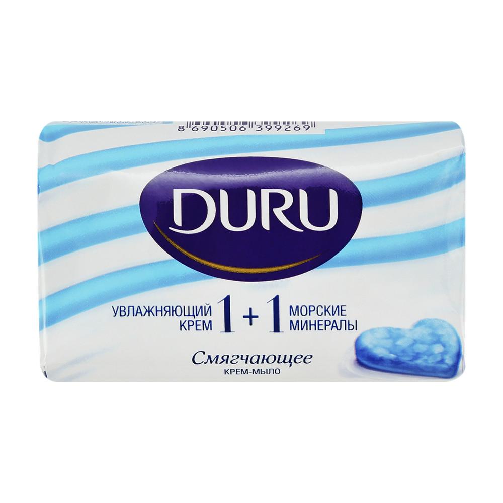 Крем-мыло туалетное DURU 1+1 Морские минералы 80гр