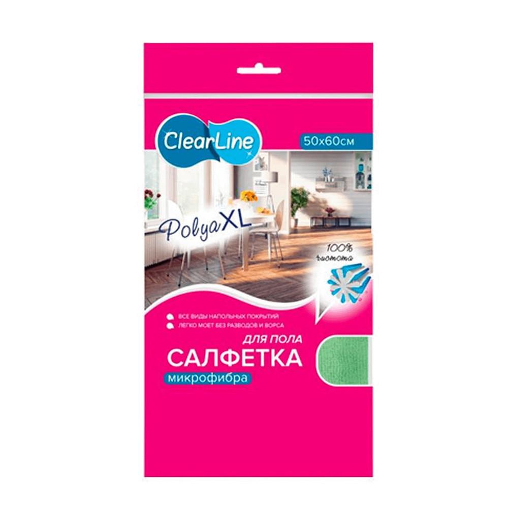 Салфетка микрофибра д/пола POLYA XL CLEAR LINE 50см*60см