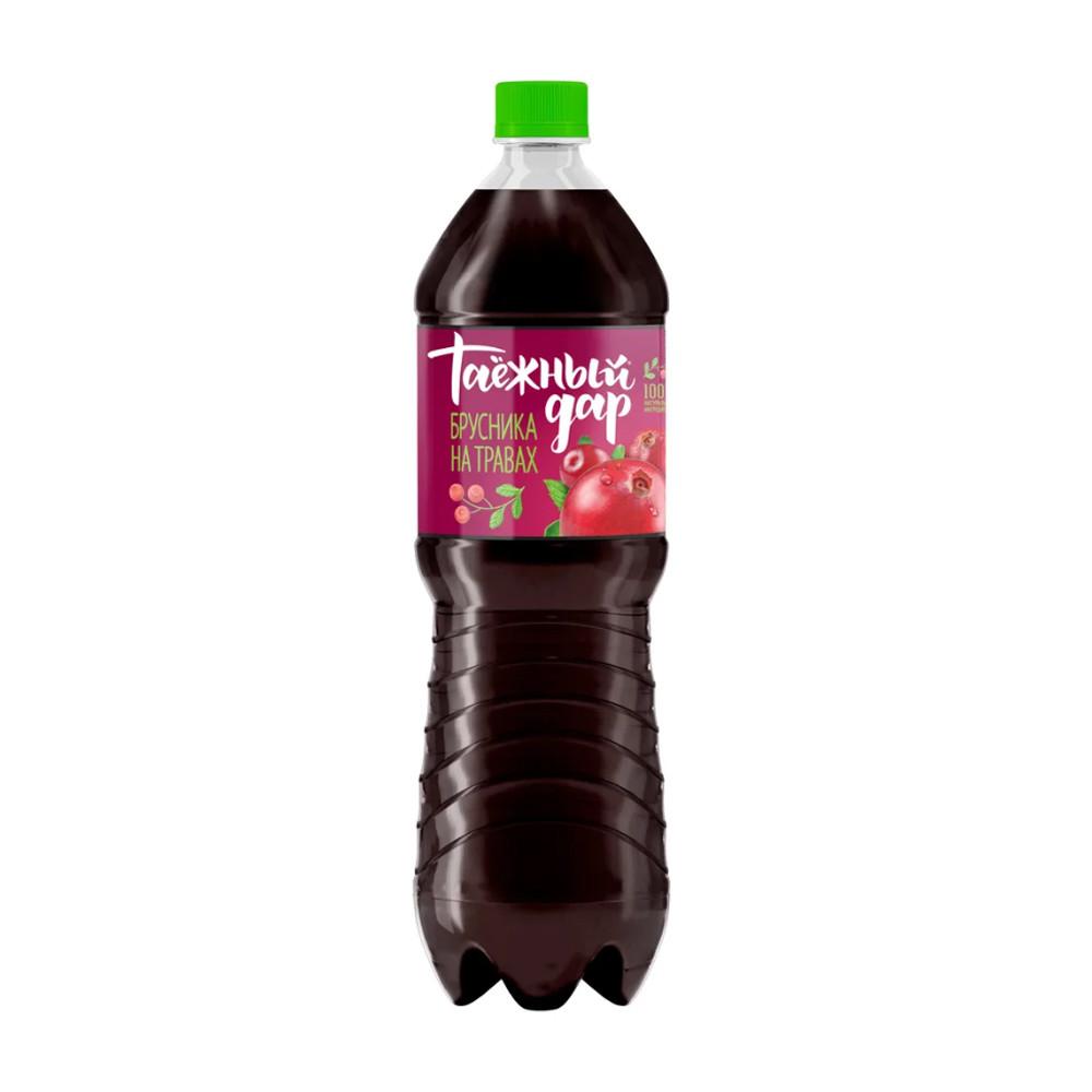 Напиток б/а Таежный дар Брусника газ 1,45л ПЭТ