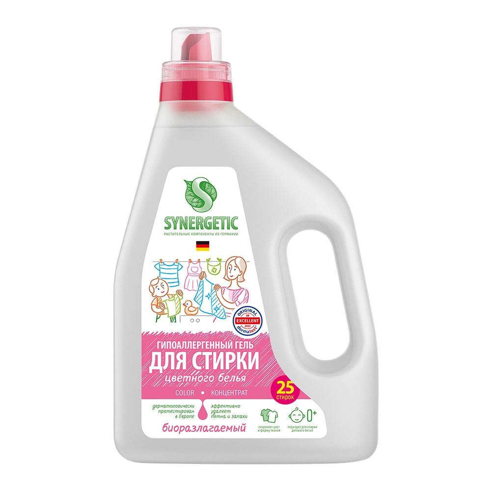 Средство для стирки SYNERGETIC жидкий Color 1,5л