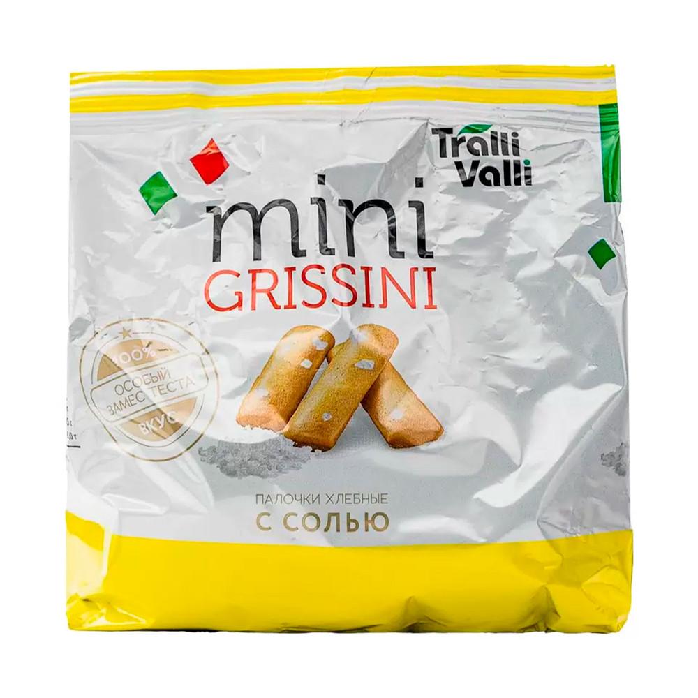 Хлебные палочки Свежий хлеб Tralli Valli Grissini mini с солью 150гр