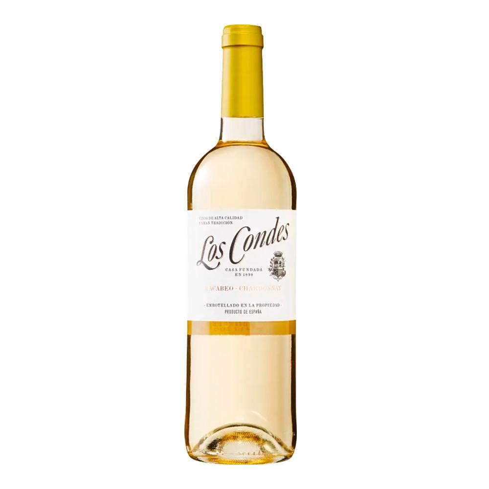 Вино Лос Кондес Макабео/Шардонне Каталунья белое сухое 0,75л 12,5%