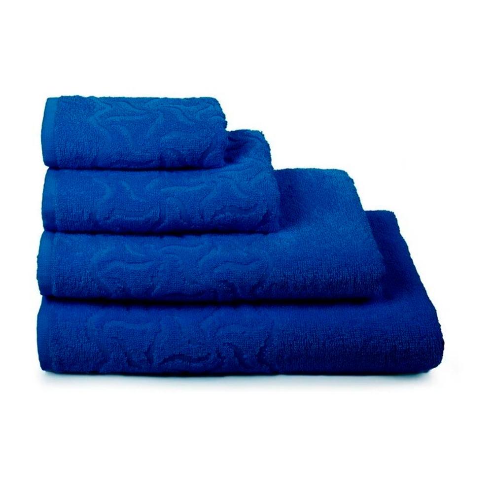 Полотенце махровое Радуга 50х90см, синее, 100% хлопок