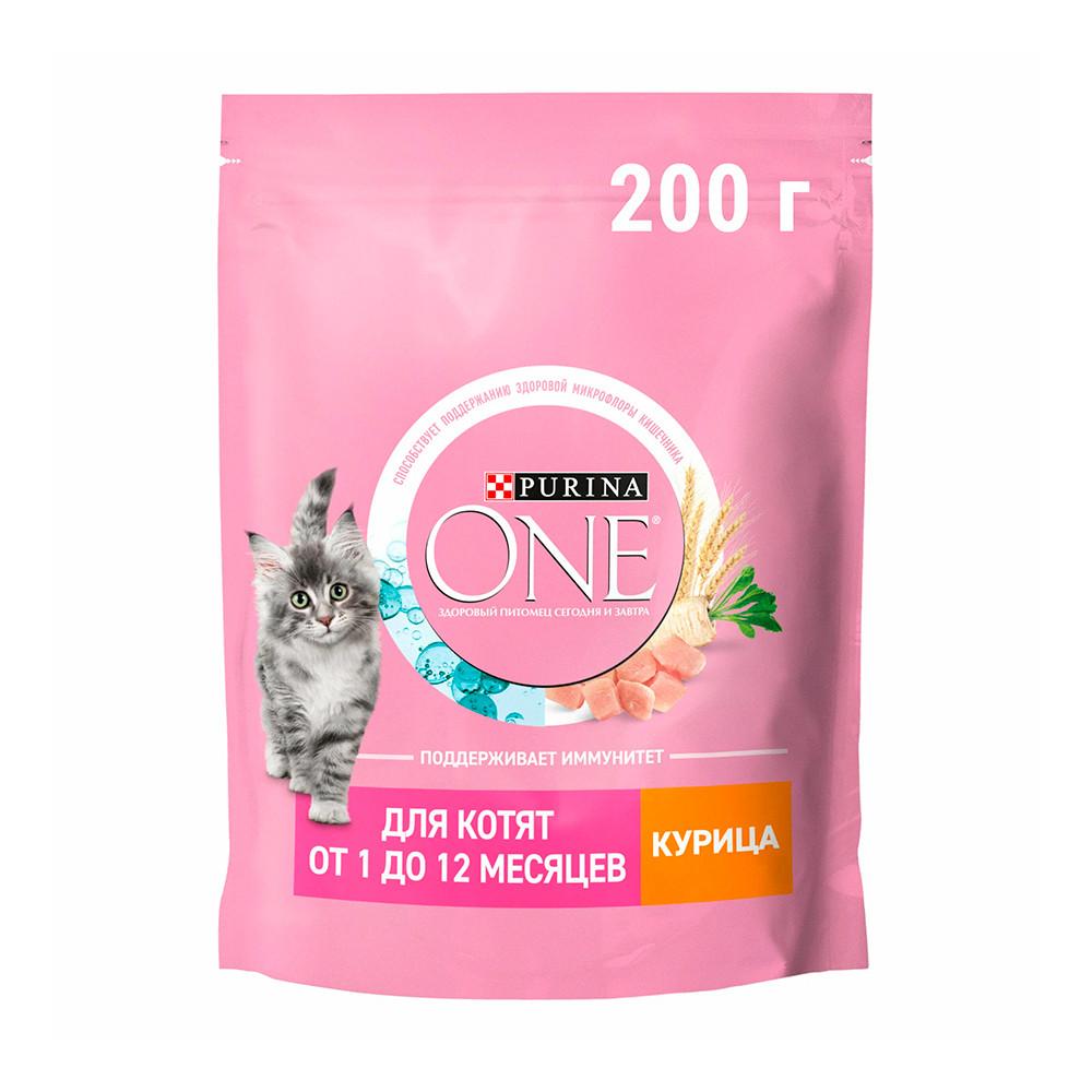 Корм д/котят Purina ONE Курица и Цельные злаки 200гр