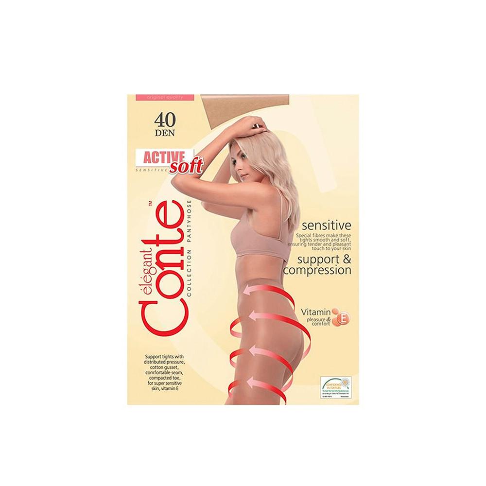 Колготки женские CE ACTIVE SOFT 40, р.2, natural