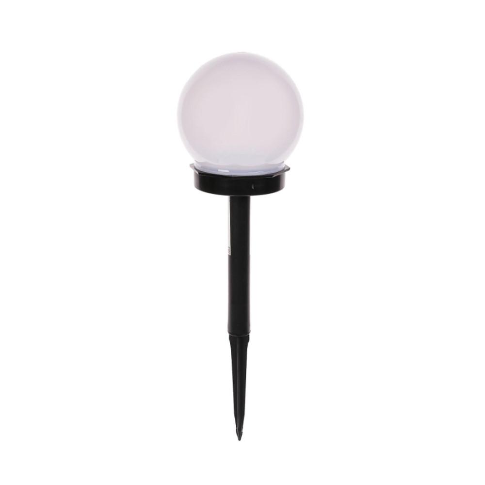 Фонарь садовый на солнечной батарее Шар малый 32см d10см 1 LED т/белый 4073443