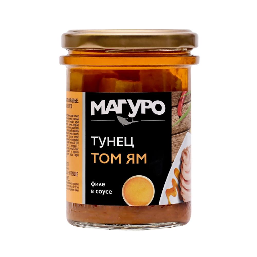 Тунец Магуро полосатый филе в соусе Том Ям с/б 200гр