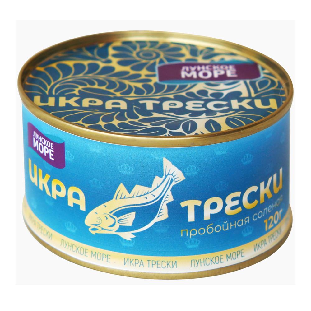 Икра трески Лунское море ж/б 120гр