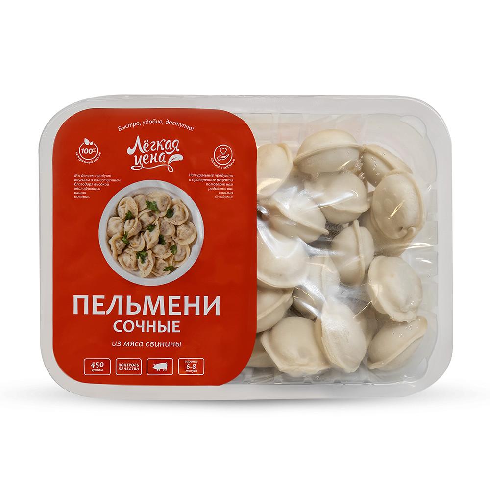 Пельмени Легкая цена Сочные из свинины 450гр