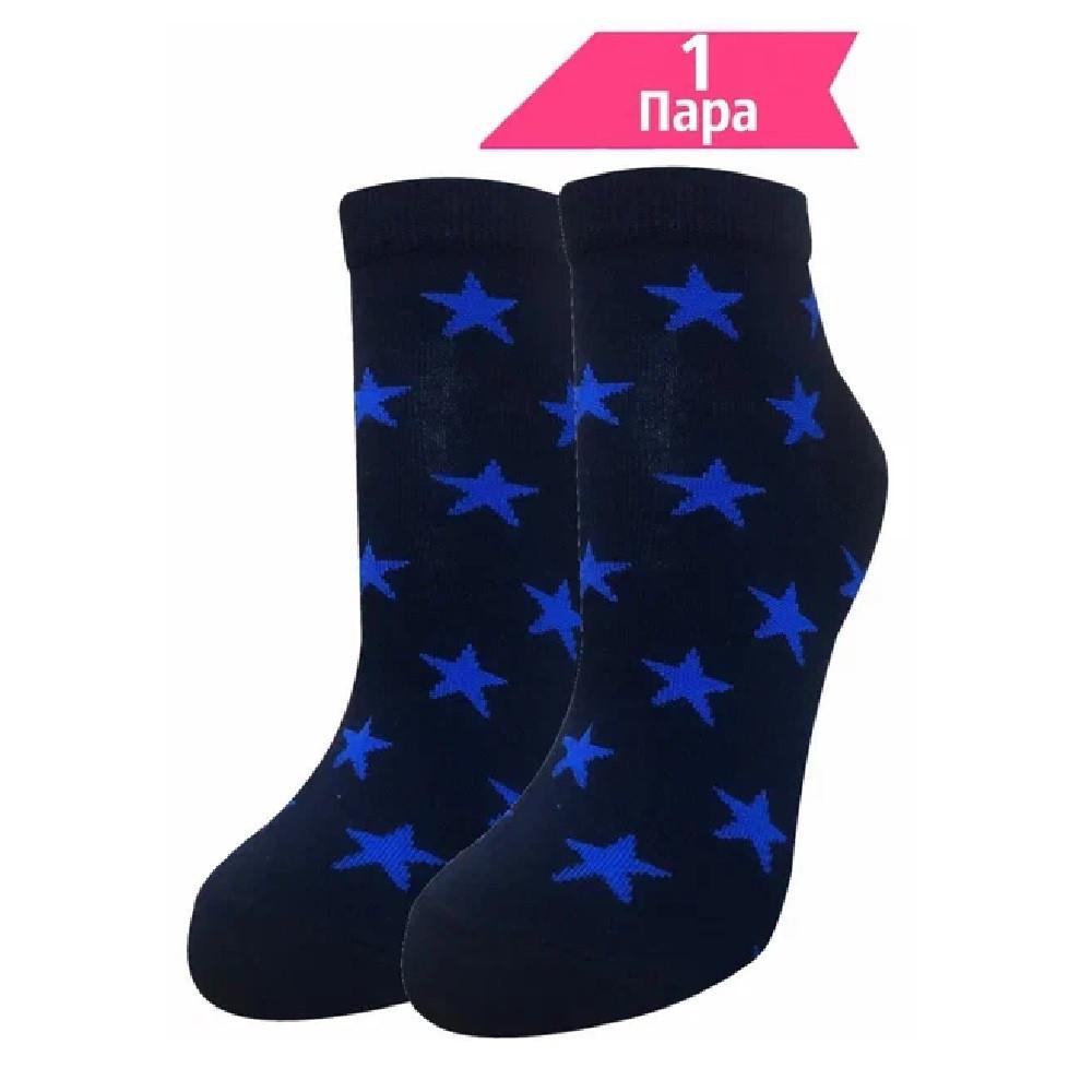 Носки женские средней длины CINEMA арт.5ЛС звезды темно-синий, 25