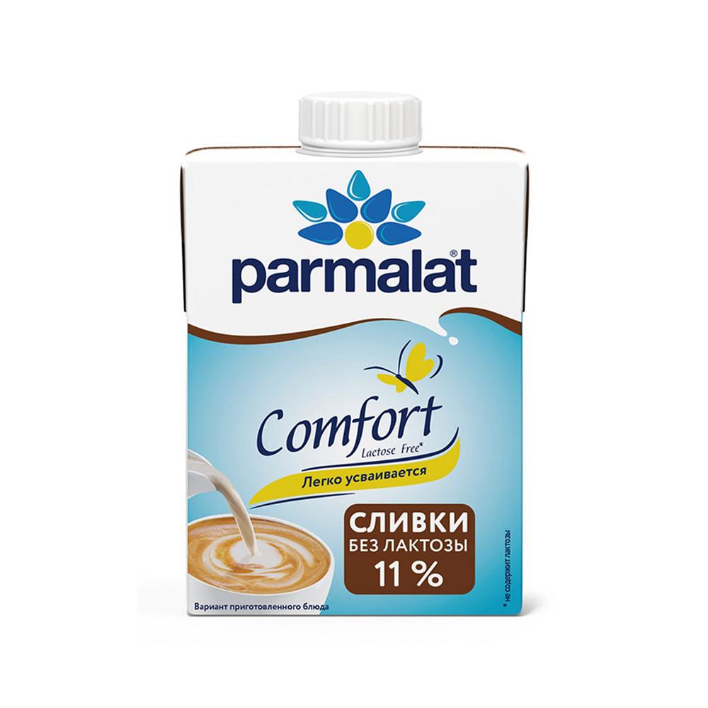 БЗМЖ Сливки Безлактозные Пармалат Comfort 11% 500гр