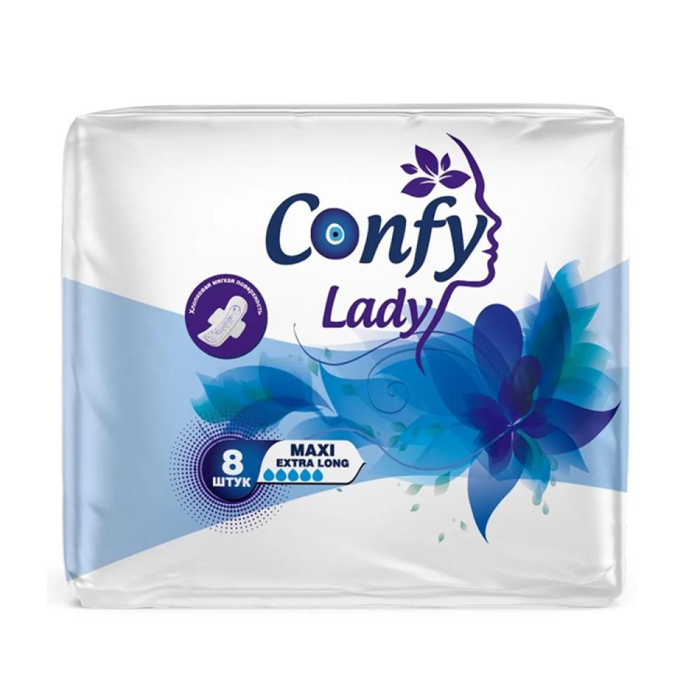 Прокладки гигиенические Confy Lady MAXI EXTRALONG 8 шт