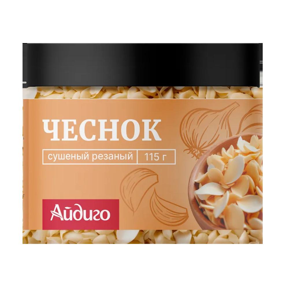 Чеснок Айдиго сушеный резаный банка-туба 115гр