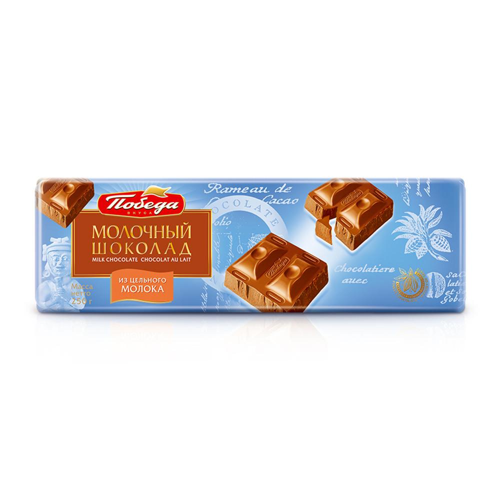 Шоколад молочный 250гр КФ Победа