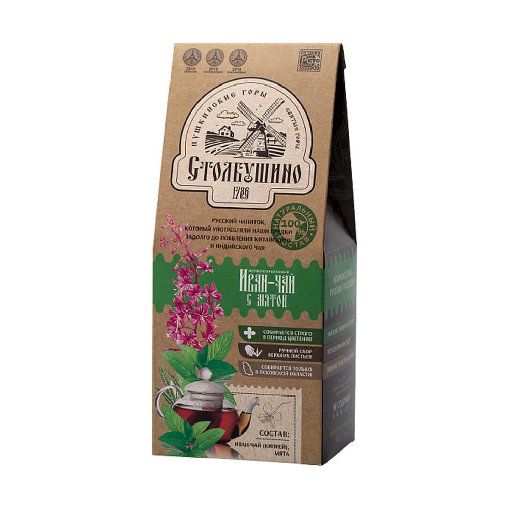 Чай травяной Столбушино Иван-чай с мятой 60гр