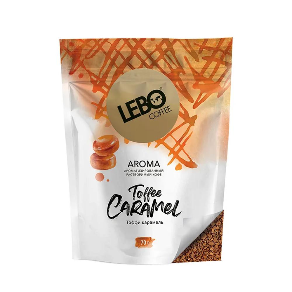 Кофе натуральный раст. субл. Lebo с ароматом карамели 70гр