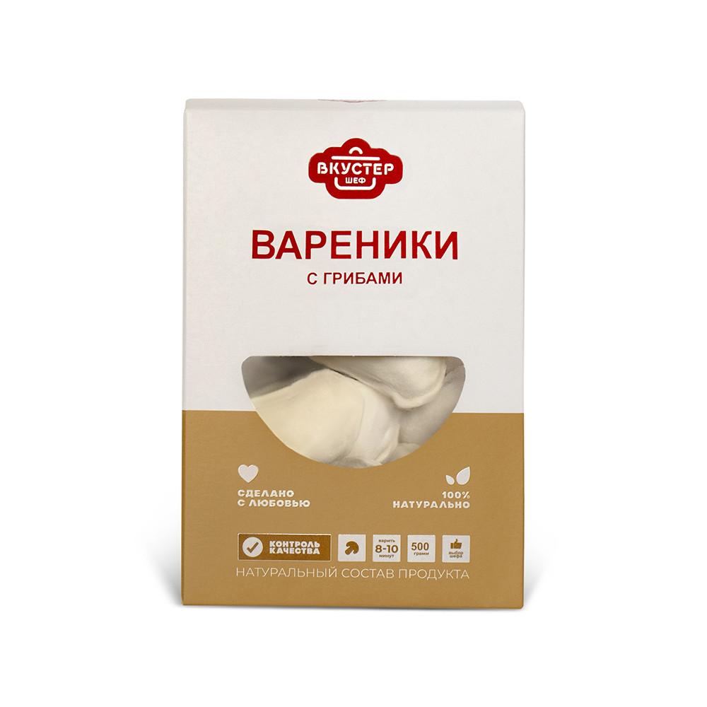 Вареники Вкустер Шеф с грибами 500гр