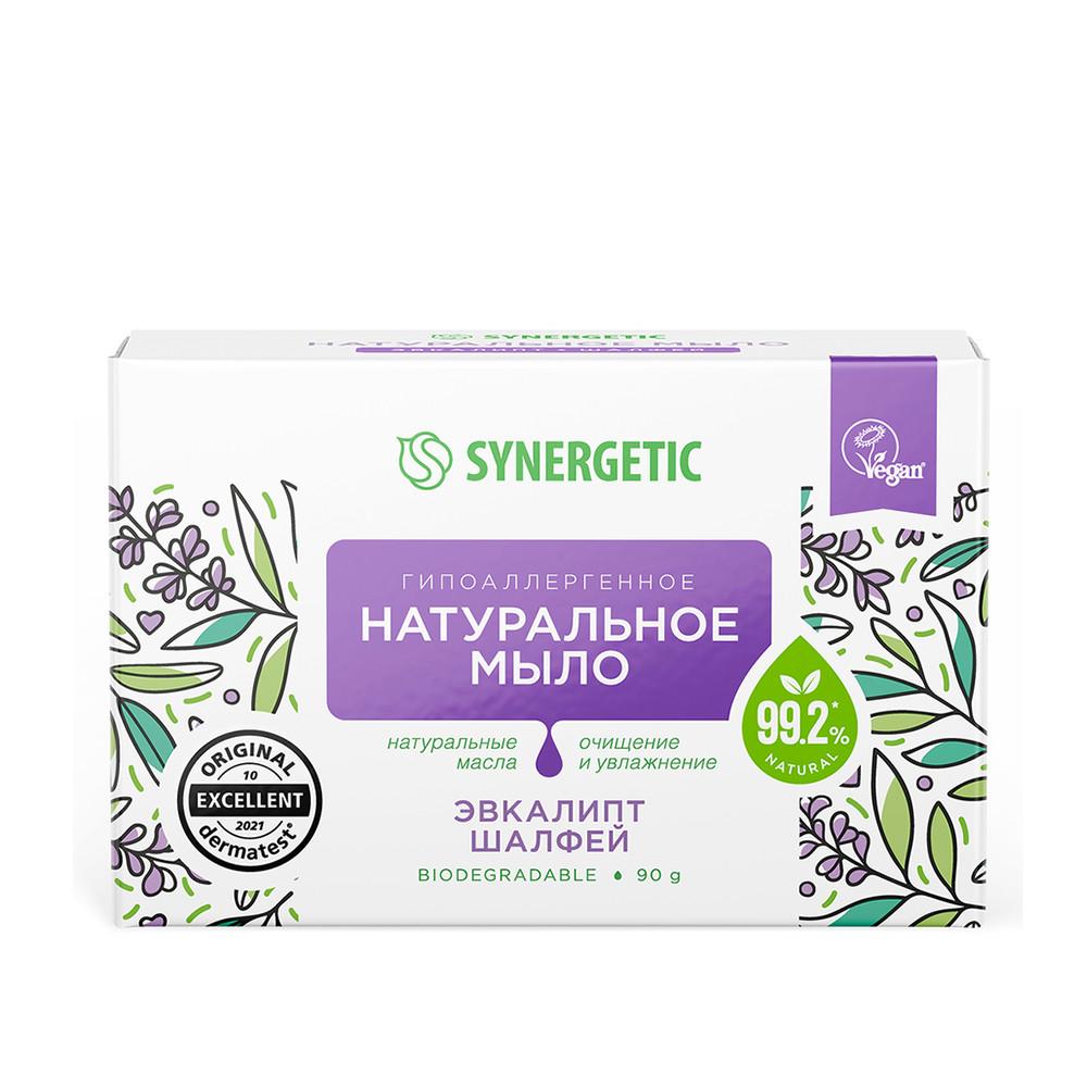 Мыло туалетное SYNERGETIC Эвкалипт и шалфей 90гр