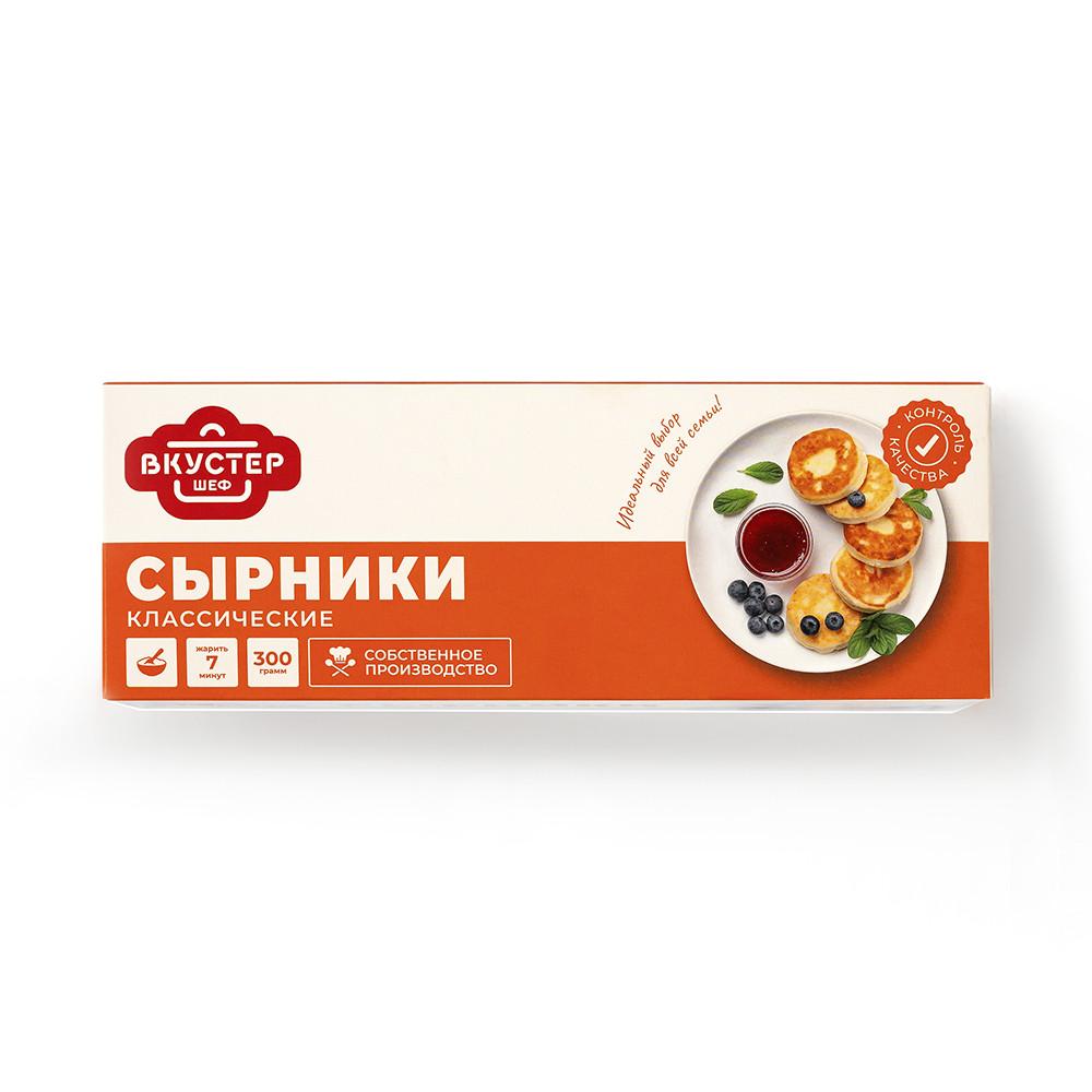 Сырники ВКУСТЕР Шеф 300гр (БЗМЖ)