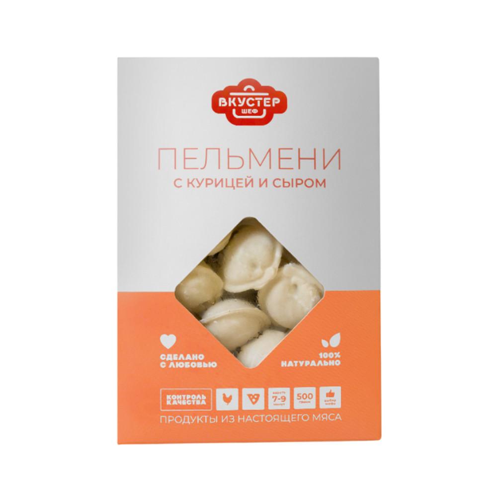 Пельмени Вкустер Шеф с курицей и сыром 500гр
