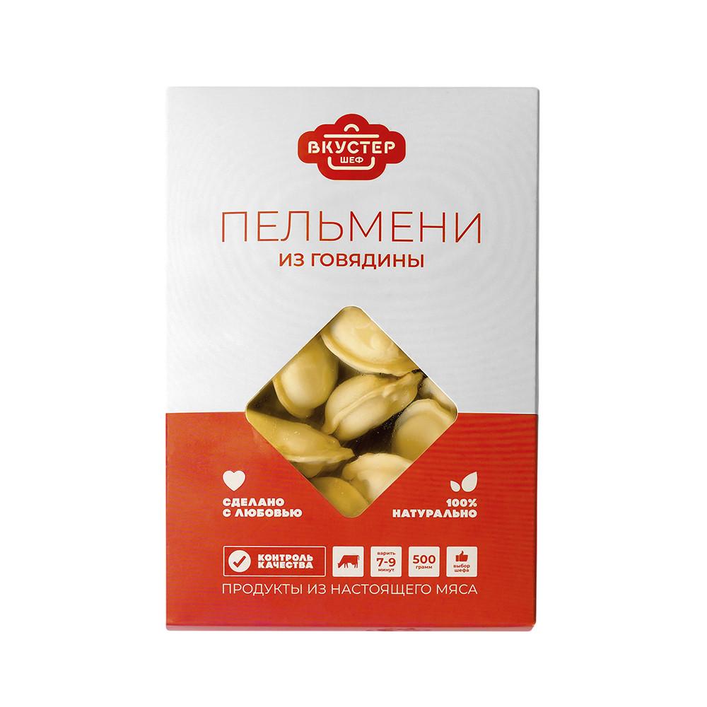 Пельмени Вкустер Шеф из говядины 500гр
