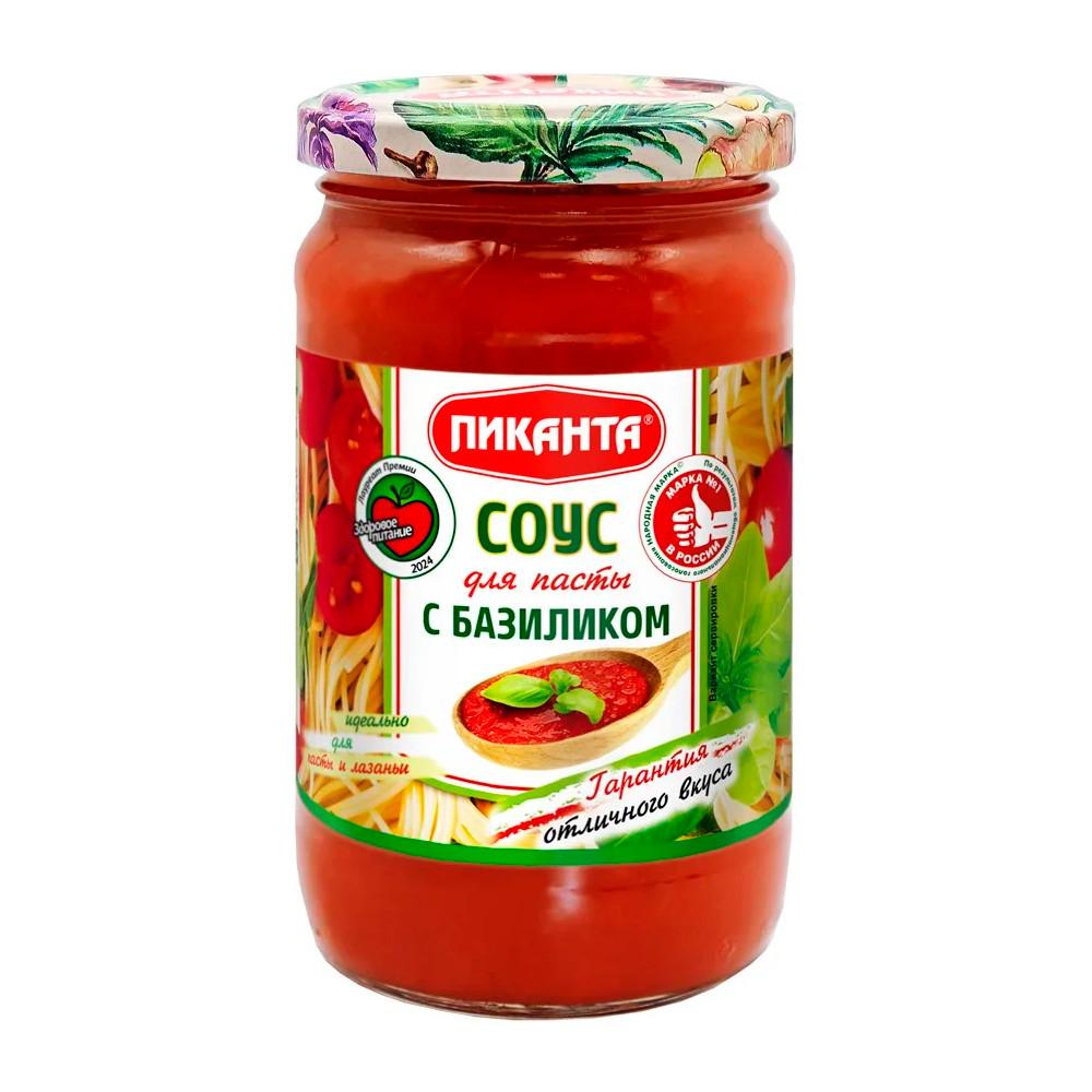 Соус томатный с базиликом Пиканта ст/б 350гр