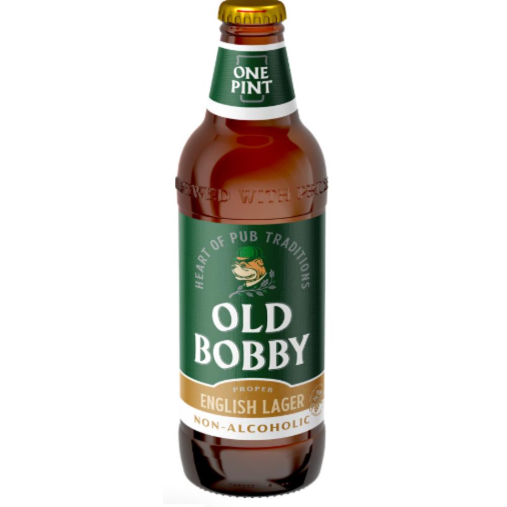 Пиво Олд Бобби Лагер светлое пастеризованное 0,57л 5,0% ст/б