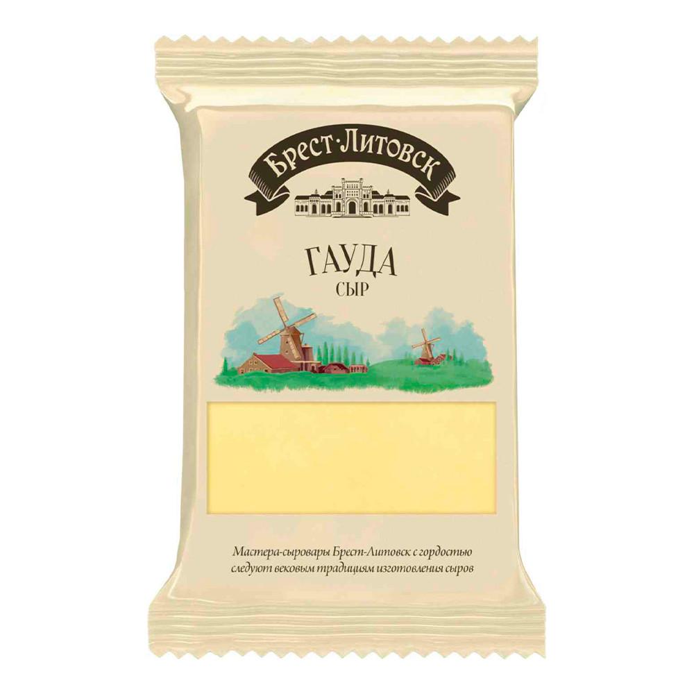 БЗМЖ Сыр Гауда Брест-Литовск 45% кусок 200гр