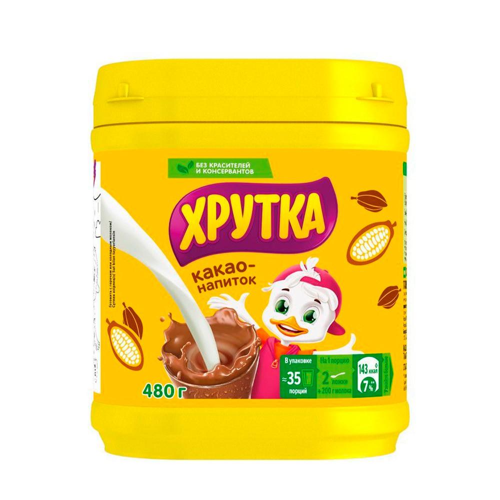 Какао-напиток Хрутка быстрорастворимый банка 480гр