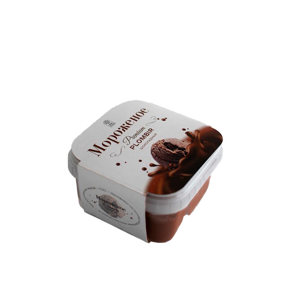 БЗМЖ Мороженое НЕВА-ХОЛОД Premium пломбир шоколадный ванна 12% 300гр