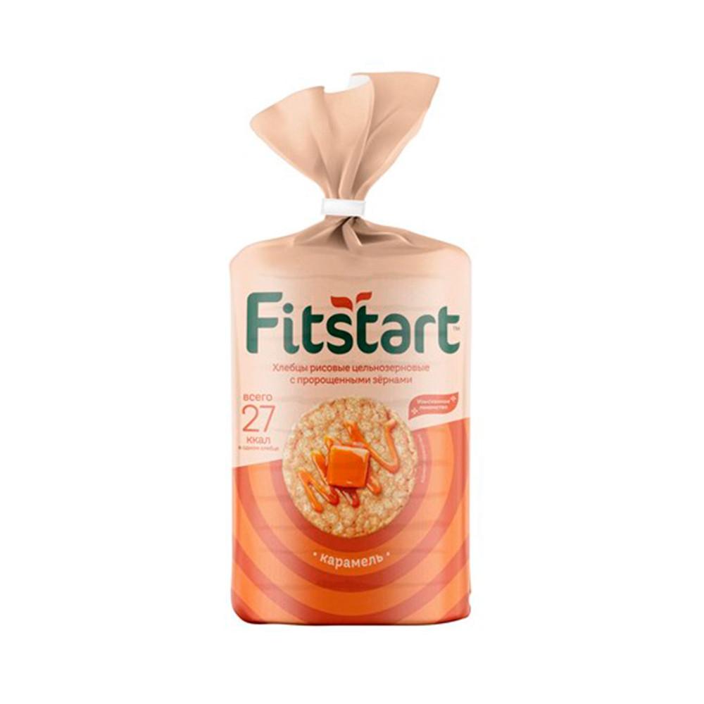 Хлебцы FITSTART рисовые Карамель 100гр
