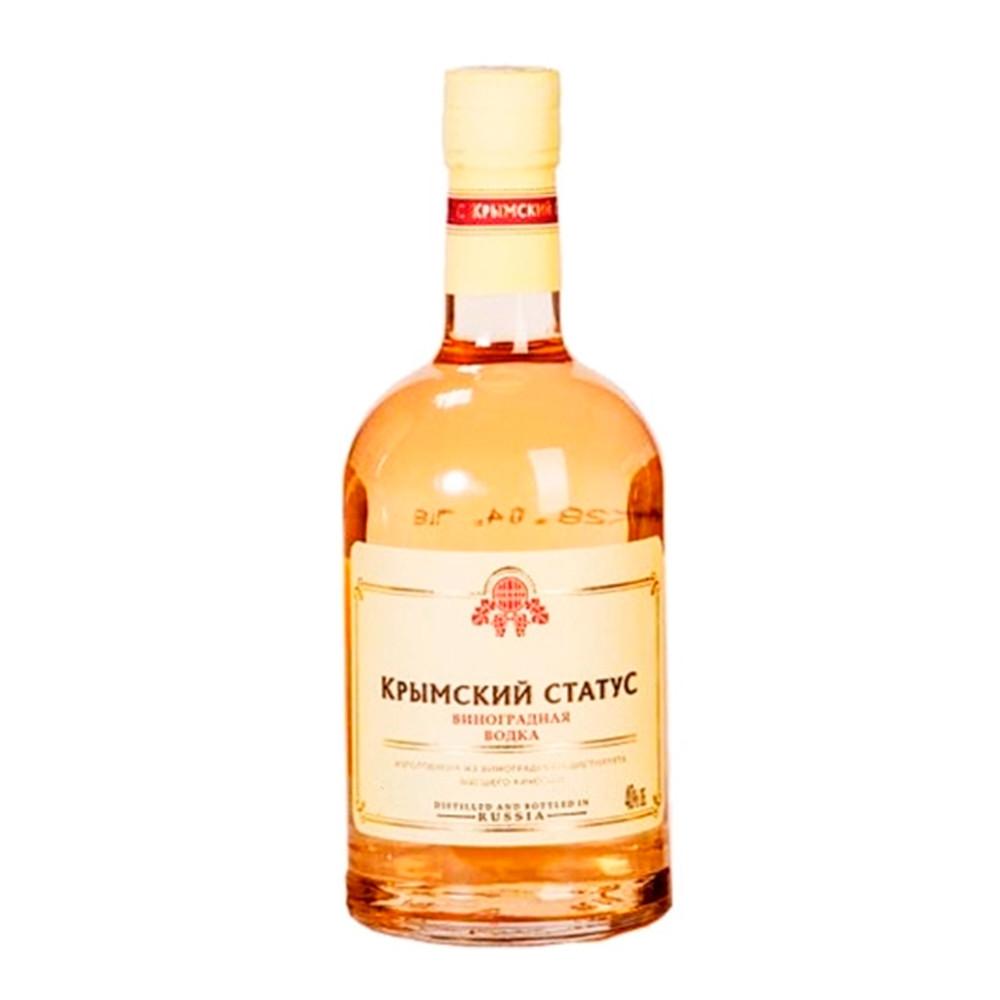 Водка Виноградная Крымский Статус (круглая) 0,25л 40%