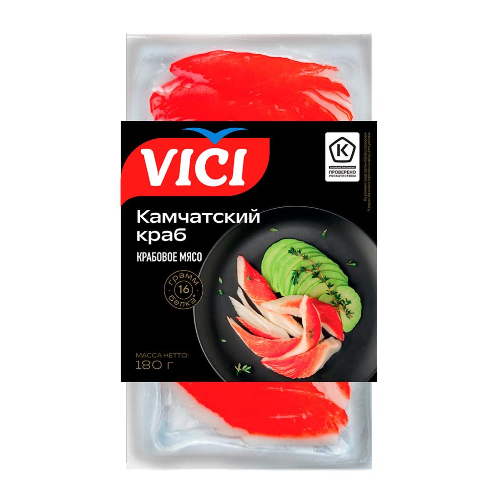 Крабовое мясо VICI Камчатский краб 180гр