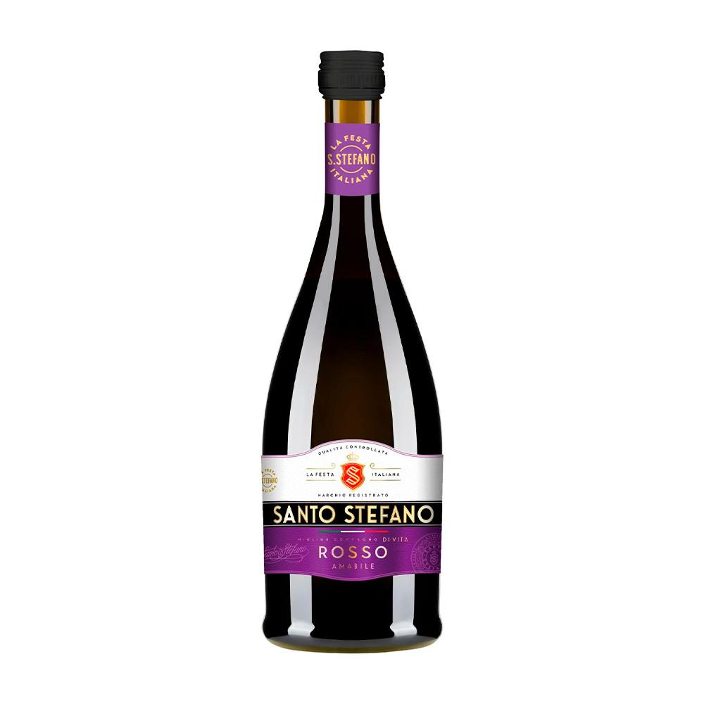 Напиток пивной Санто-Стефано фильтрованный пастеризованный красный полусладкий 0,25л 7%
