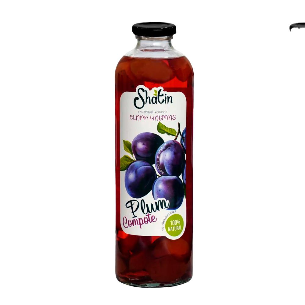 Компот Shatin сливовый 1,05л ст/б