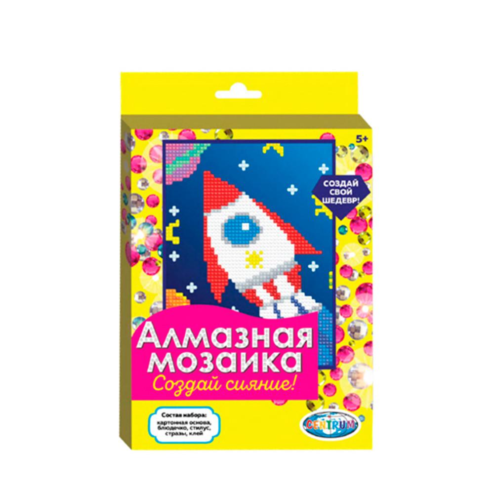 Мозаика алмазная Ракета 20*15см