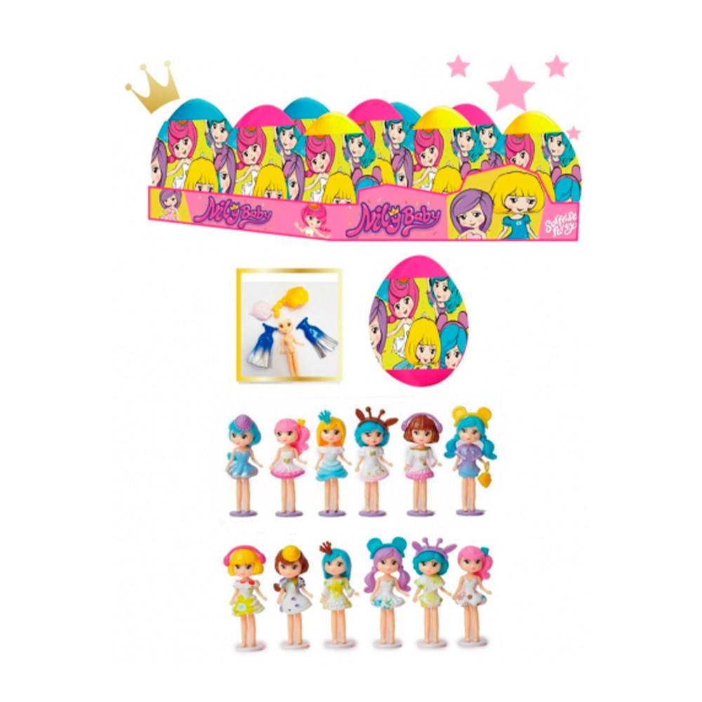 Игрушка сюрприз в яйце Кукла-конструктор