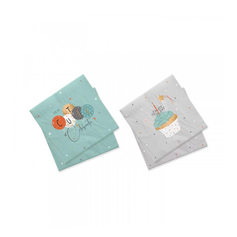 Салфетки бумажные 33*33см 2сл 12шт