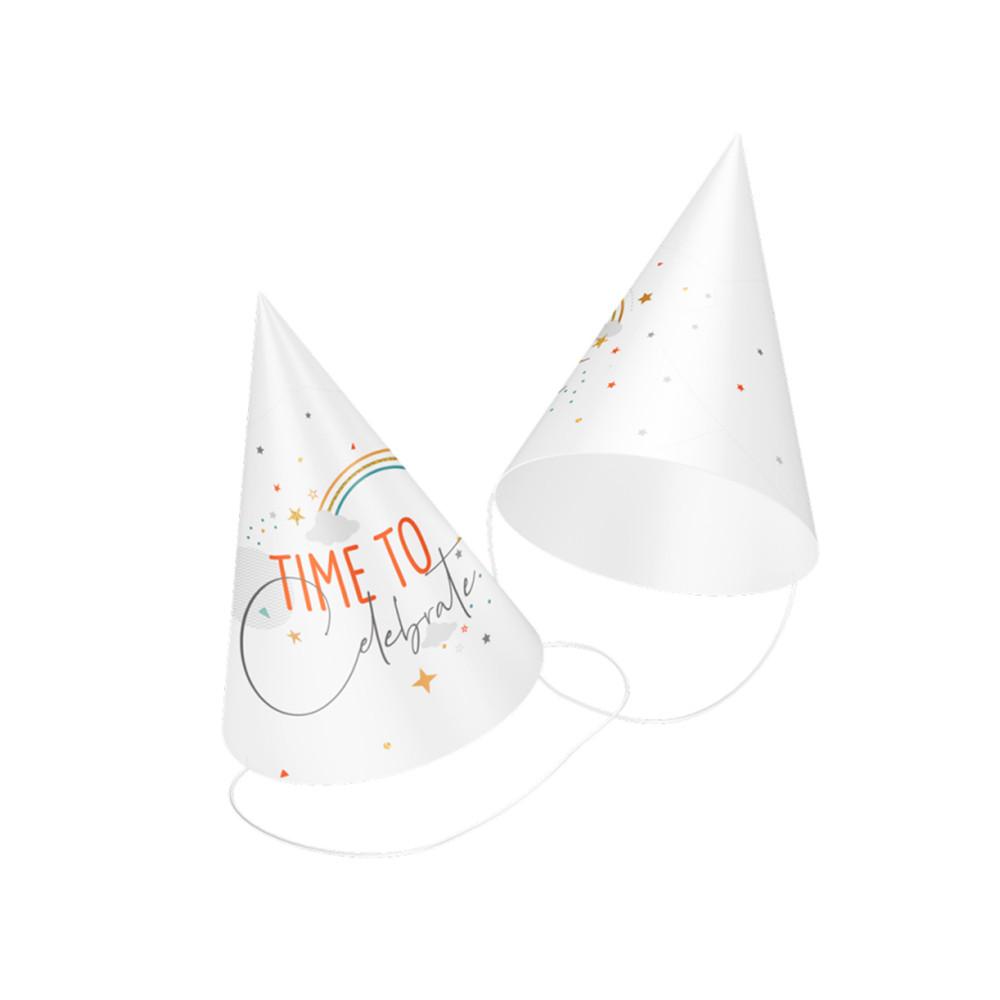 Колпаки праздничные 16см 6шт