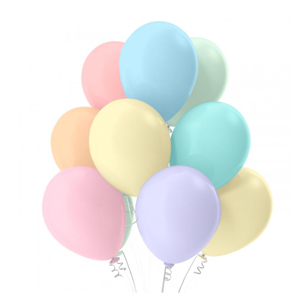Шары воздушные пастель 10шт