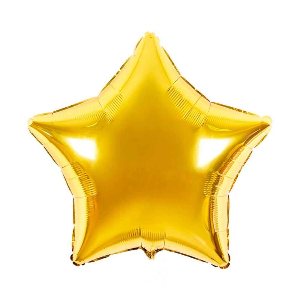 Шар воздушный надувной фольгированный 45см