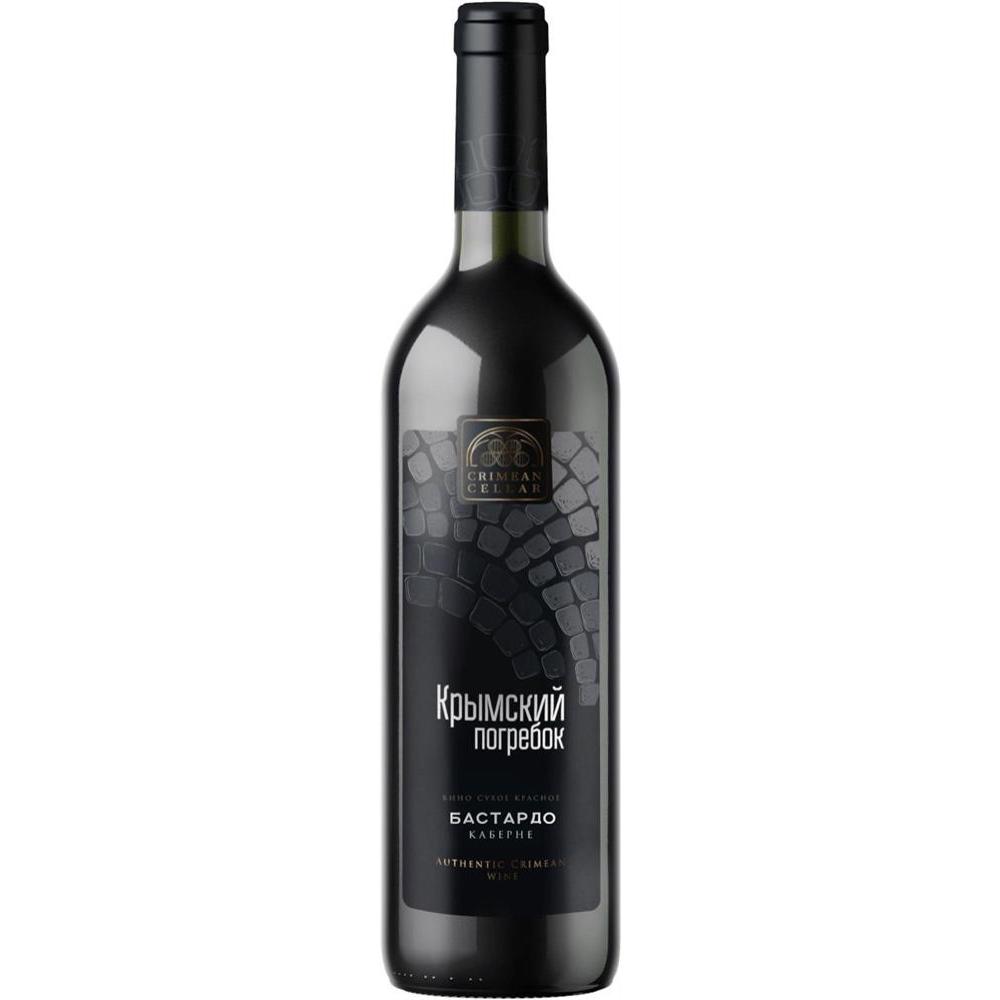 Вино Крымский Погребок Бастардо Каберне сухое красное 0,75л 11-13%