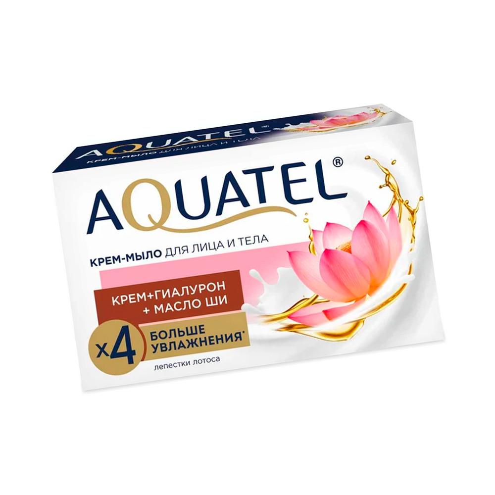 Крем-мыло туалетное Aquatel лепестки лотоса 90гр
