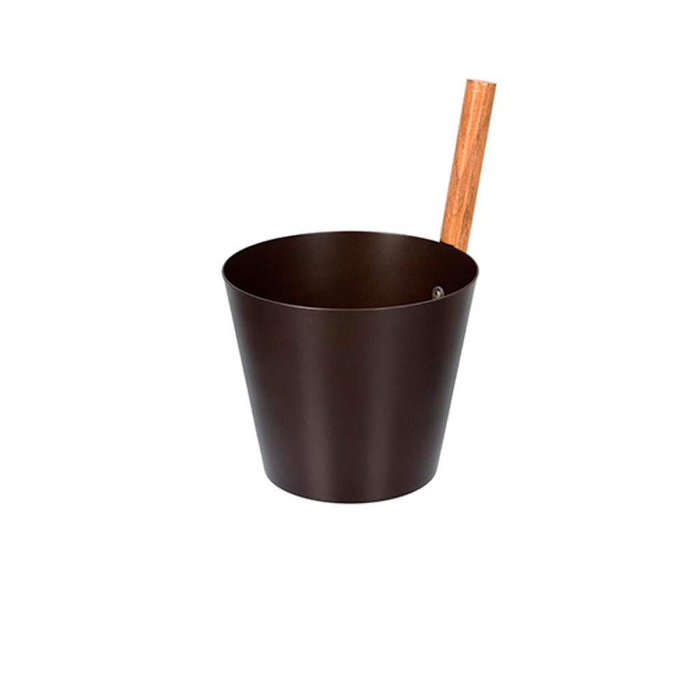 Бадья Банные штучки алюминий коричневая 5л