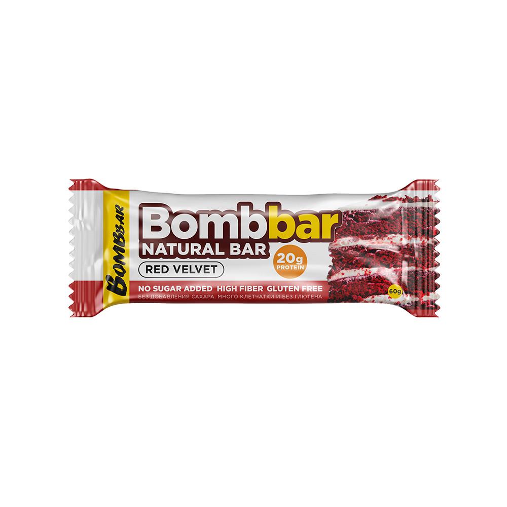 Батончик BOMBBAR красный бархат 60гр
