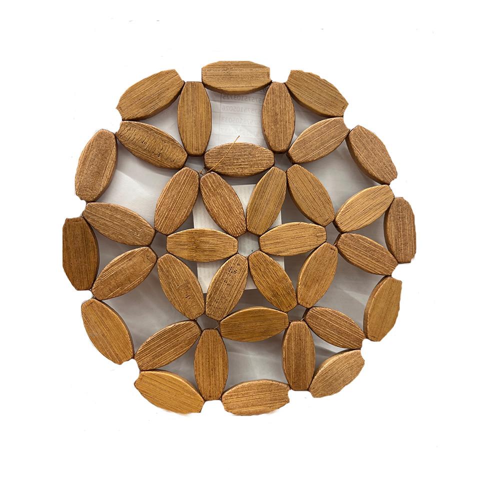 Подставка под горячее 20см бамбуковая M-63-2