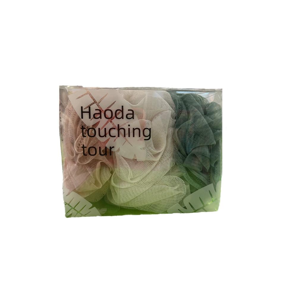 Набор для бани мочалка шар 3шт M-62-12