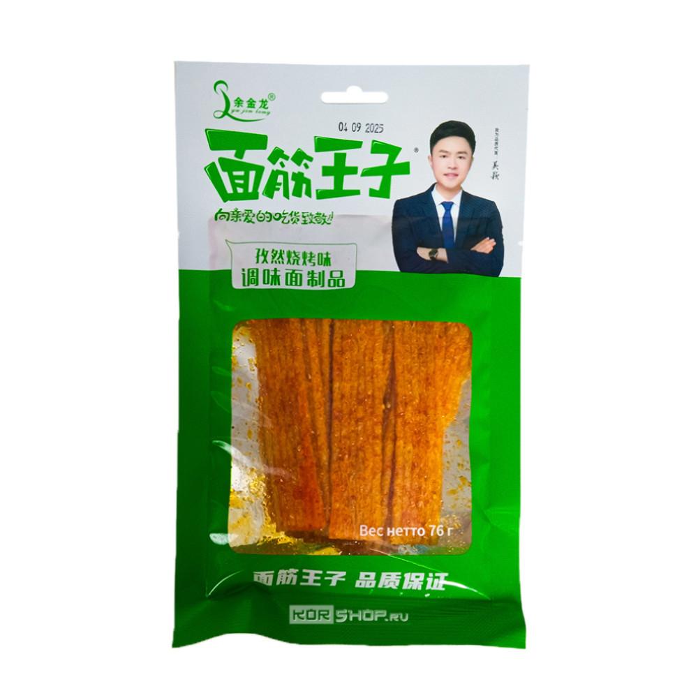 Мясо соевое Yujinlong со вкусом барбекю 76гр